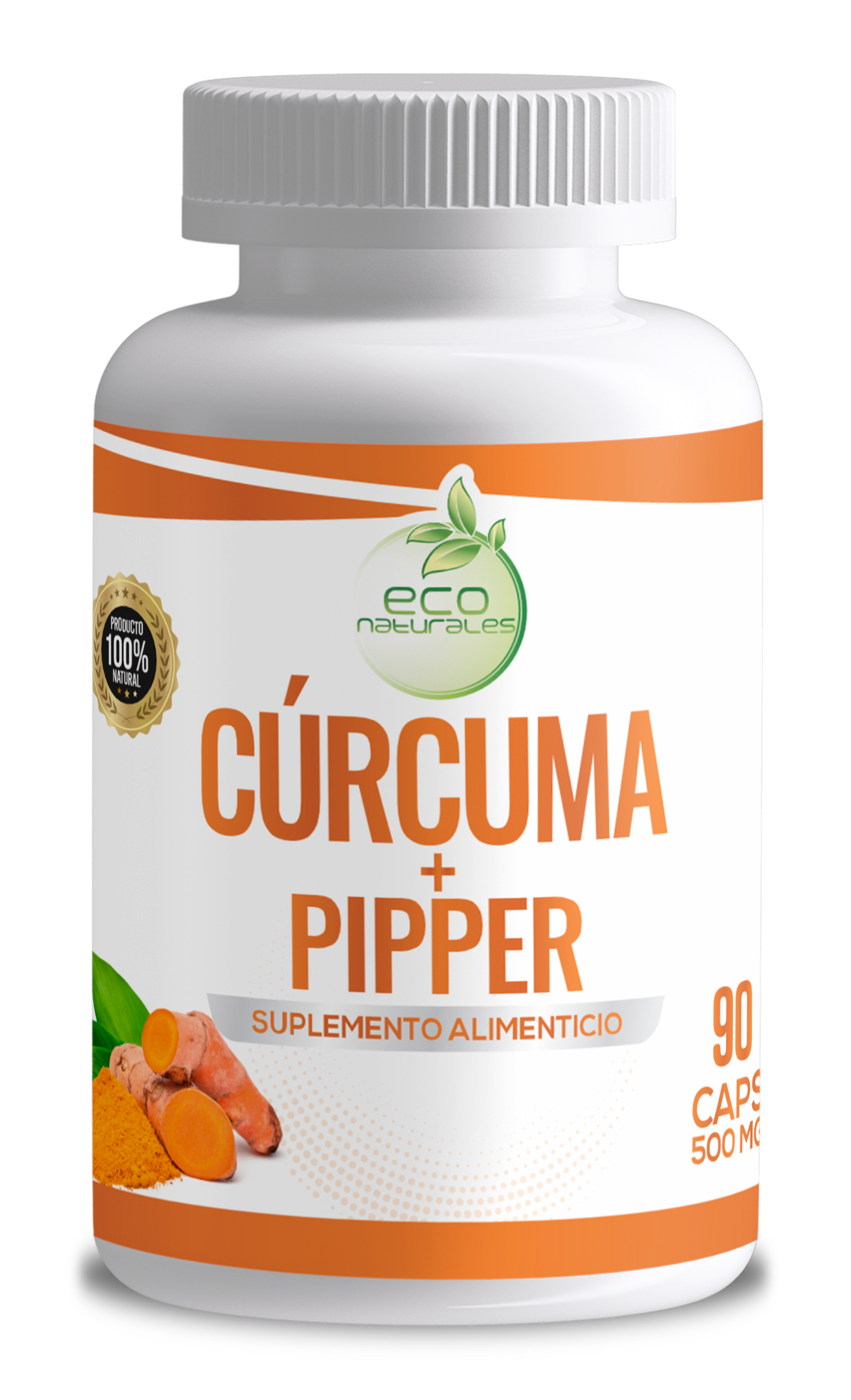 Curcuman + Pimienta Negra 90 Capsulas